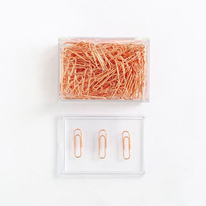 Paper Clip,Rose Gold Paper Clip,Fresh and Light,Cute,Handicraft DIY Supplies Store