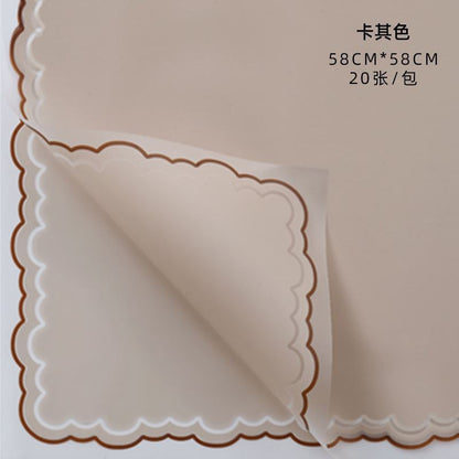 AQ-Paper for Wrapping Flowers,Waterproof Jelly Film Flower Wrapping Paper.Flower Shop Materials,Fresh Flower Wrapping Paper