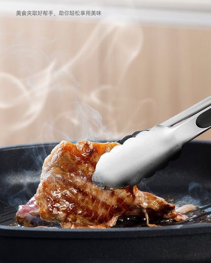 Stainless Steel Food Clip, Kitchen Tools Barbecue Clip Buffet Food Clip