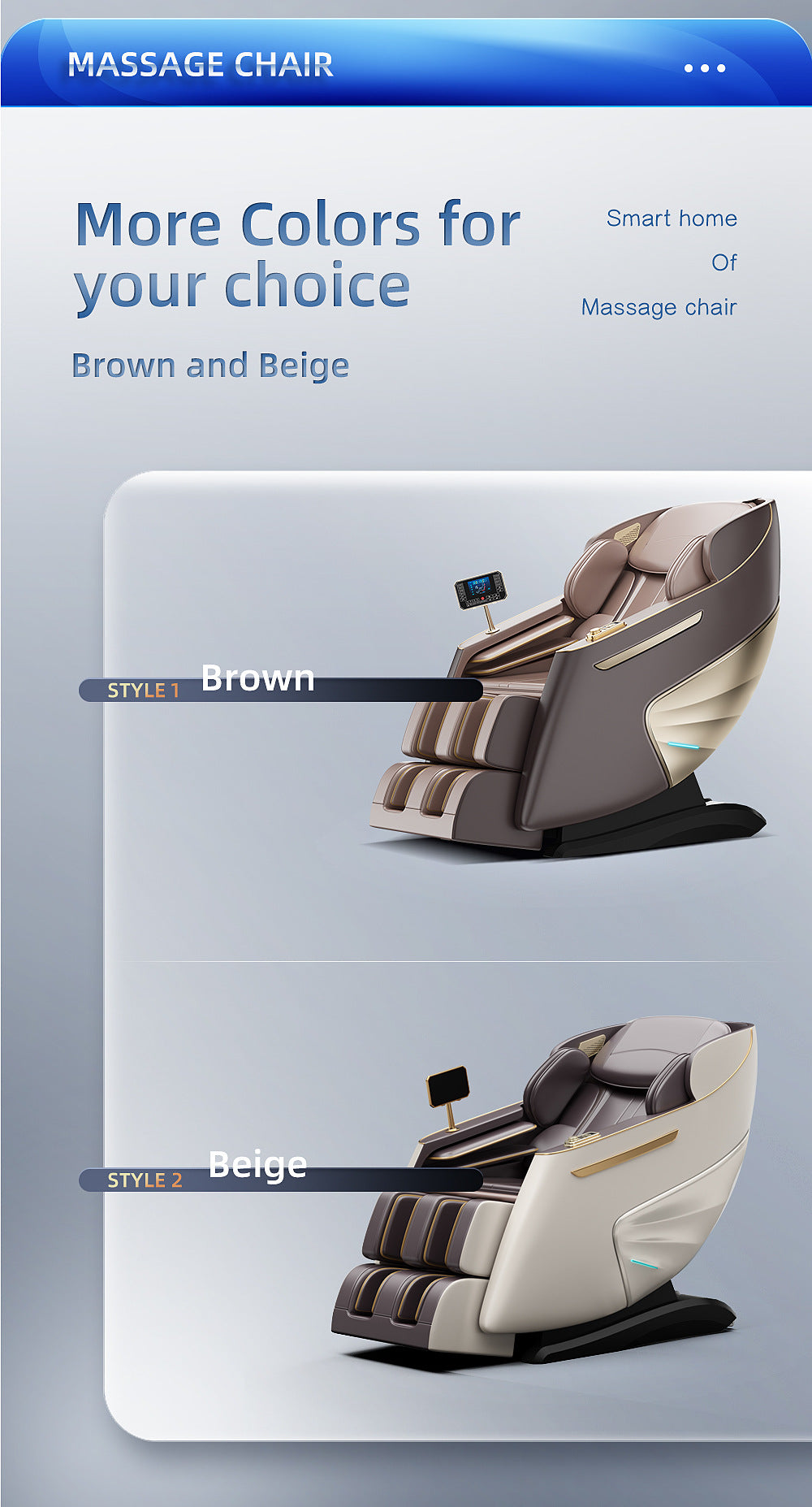 Massage chair cervical spine double SL guide rail full body multi-functional household automatic luxury space capsule
