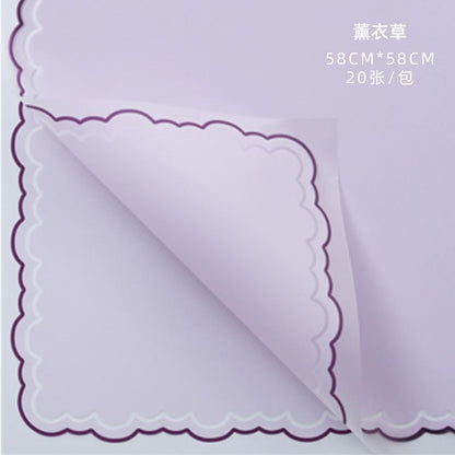 AQ-Paper for Wrapping Flowers,Waterproof Jelly Film Flower Wrapping Paper.Flower Shop Materials,Fresh Flower Wrapping Paper
