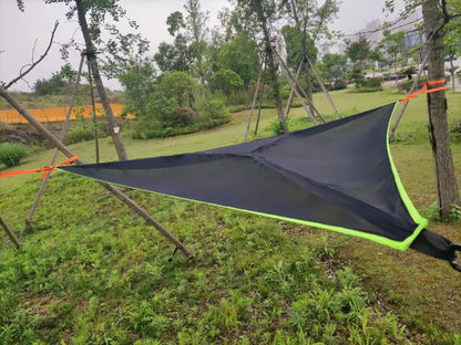 Outdoor triangular hammock portable hammock hanging tree tent