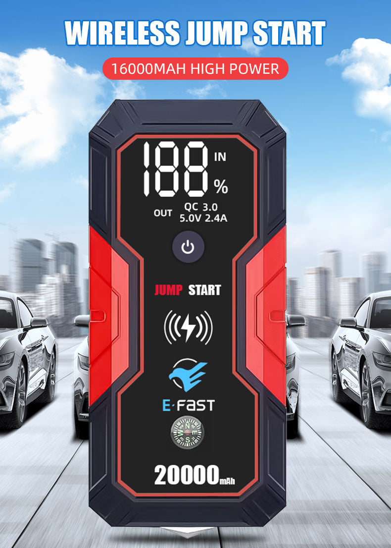 E-FAST -12V Car Battery Jump Starter and Emergency Power Bank
