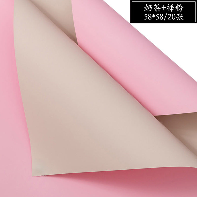 AG-Two-Tone Elegance Paper,Bouquet Wrapping Paper,Fresh Flower Gift Paper,DIY Flower Shop Materials