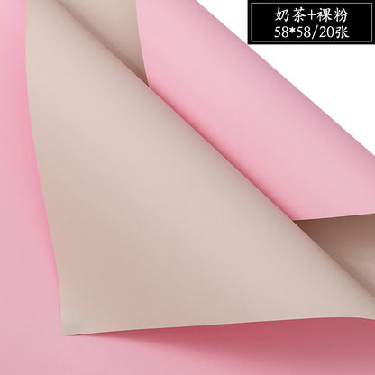 AG-Two-Tone Elegance Paper,Bouquet Wrapping Paper,Fresh Flower Gift Paper,DIY Flower Shop Materials