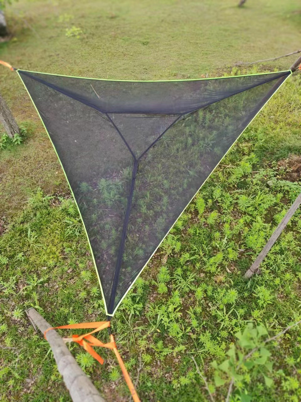 Outdoor triangular hammock portable hammock hanging tree tent
