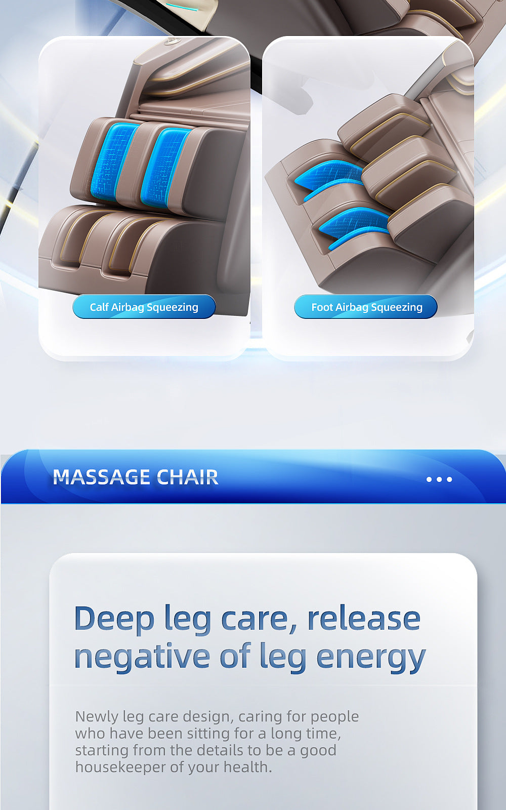 Massage chair cervical spine double SL guide rail full body multi-functional household automatic luxury space capsule