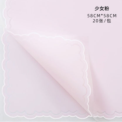 AQ-Paper for Wrapping Flowers,Waterproof Jelly Film Flower Wrapping Paper.Flower Shop Materials,Fresh Flower Wrapping Paper