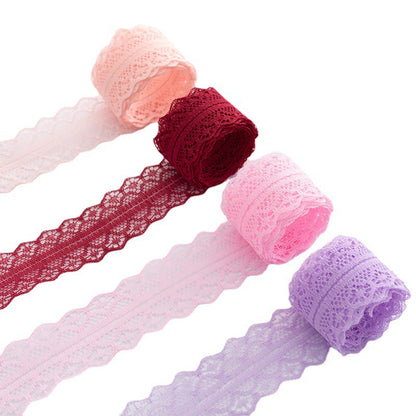 SR-3cm lace ribbon, garment and wedding dress accessories, fresh flower bouquets, gift bow ribbons, baking packaging.