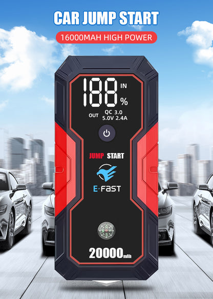 E-FAST -12V Car Battery Jump Starter and Emergency Power Bank