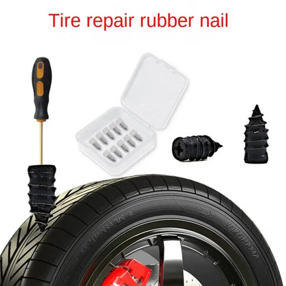 Vacuum Car Tire Repair Rubber Nails Set, Universal Tubeless Tire Screws, Repair Tool Accessories Pack For Motorcycle And Truck