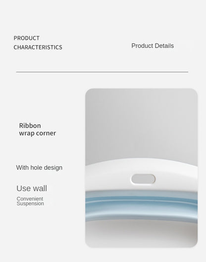 Portable foldable washbasin