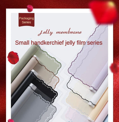 AQ-Paper for Wrapping Flowers,Waterproof Jelly Film Flower Wrapping Paper.Flower Shop Materials,Fresh Flower Wrapping Paper