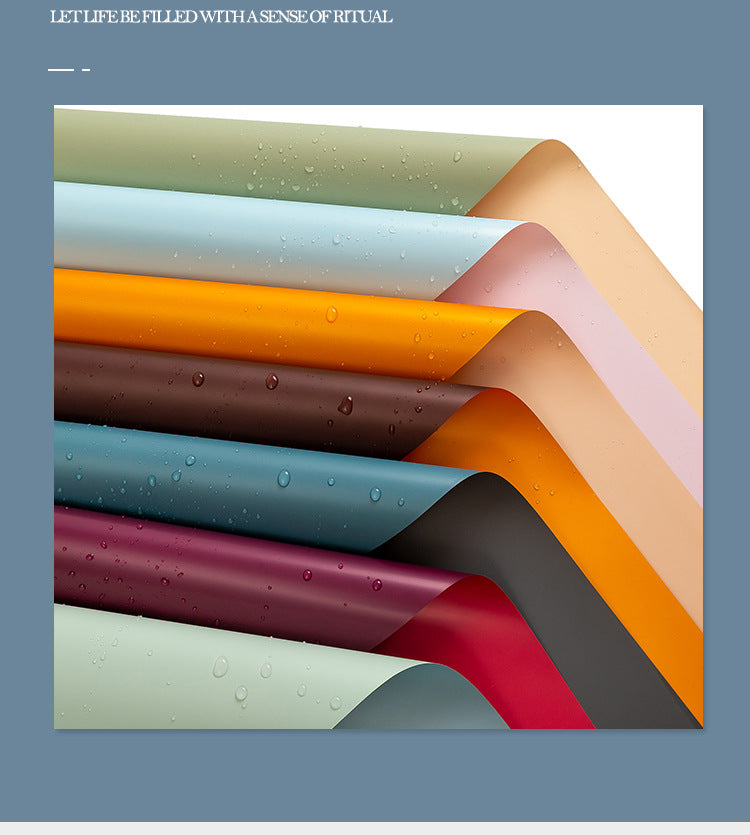 AG-Two-Tone Elegance Paper,Bouquet Wrapping Paper,Fresh Flower Gift Paper,DIY Flower Shop Materials