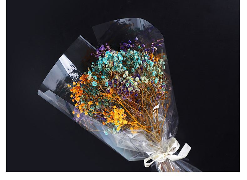Dustproof Transparent Floral Wrapping Paper