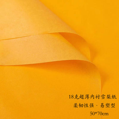 CB-Fresh Flower Bouquet Wrapping Paper,Wrapping Paper for Flowers,Simple, Clean, Solid Color Pearlescent Paper