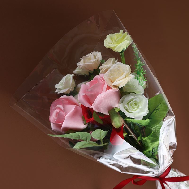 Dustproof Transparent Floral Wrapping Paper