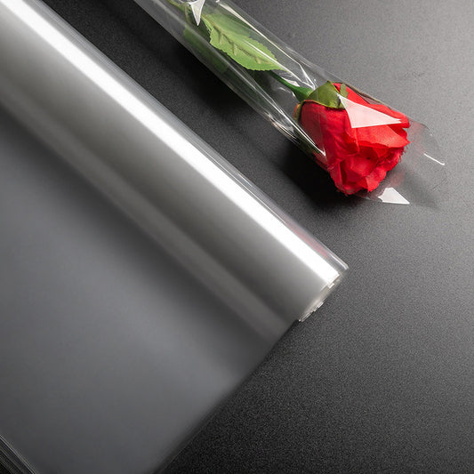 Dustproof Transparent Floral Wrapping Paper