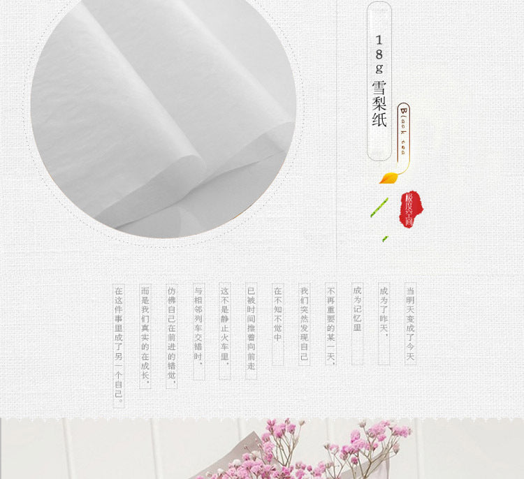 CB-Fresh Flower Bouquet Wrapping Paper,Wrapping Paper for Flowers,Simple, Clean, Solid Color Pearlescent Paper