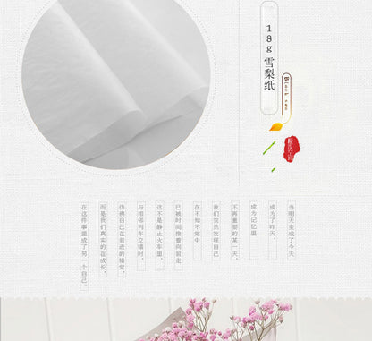 CB-Fresh Flower Bouquet Wrapping Paper,Wrapping Paper for Flowers,Simple, Clean, Solid Color Pearlescent Paper