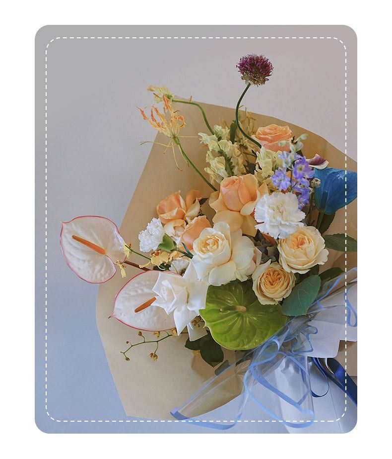 AT-Transparent Fresh Flower Wrapping Paper,Colored Border Waterproof Dust-proof Flower Bouquet Wrapping Glass Paper,Flower Shop Floral Packaging Materials