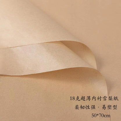CB-Fresh Flower Bouquet Wrapping Paper,Wrapping Paper for Flowers,Simple, Clean, Solid Color Pearlescent Paper