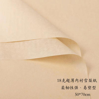 CB-Fresh Flower Bouquet Wrapping Paper,Wrapping Paper for Flowers,Simple, Clean, Solid Color Pearlescent Paper