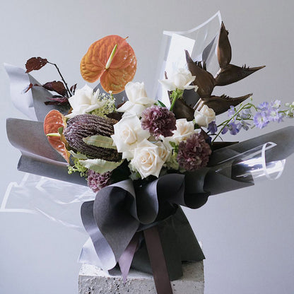 AT-Transparent Fresh Flower Wrapping Paper,Colored Border Waterproof Dust-proof Flower Bouquet Wrapping Glass Paper,Flower Shop Floral Packaging Materials